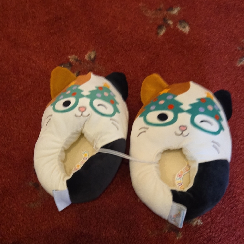 Squishmallows Kids Slippers White, Black, Orange, Green
